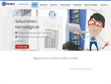 Tablet Screenshot of integravictoria.com